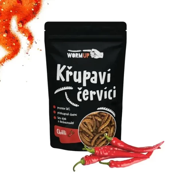 Křupaví červíci (chilli) 20g