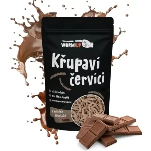 Křupaví červíci (mléčná čokoláda) 20g