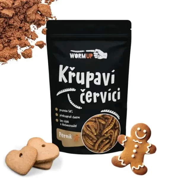 Křupaví červíci (perník) 20g